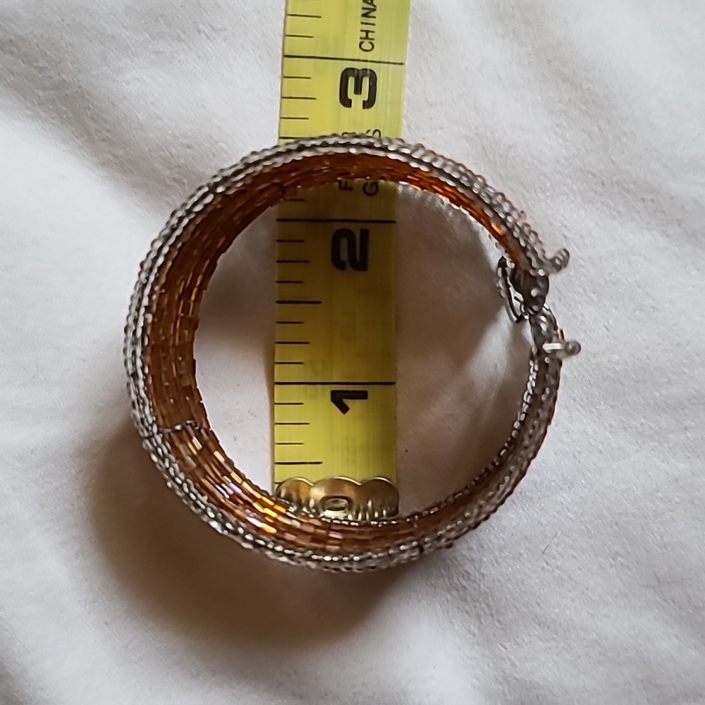 Bead cuff bracelet - Picture 3 of 4